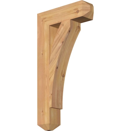 Thorton Craftsman Smooth Bracket, Western Red Cedar, 3 1/2W X 14D X 26H